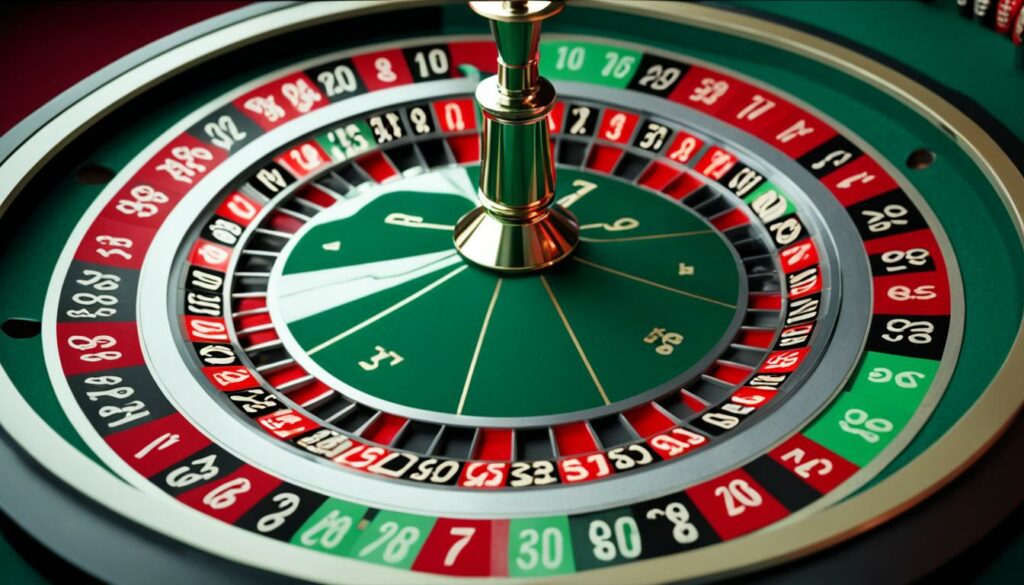 roulette wheel layout